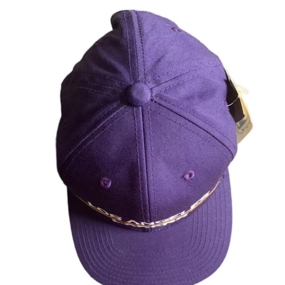 Vintage 90s Los Angeles Lakers Hat Snapback NWT NOS Kobe Bryant LA RARE - Picture 5 of 8